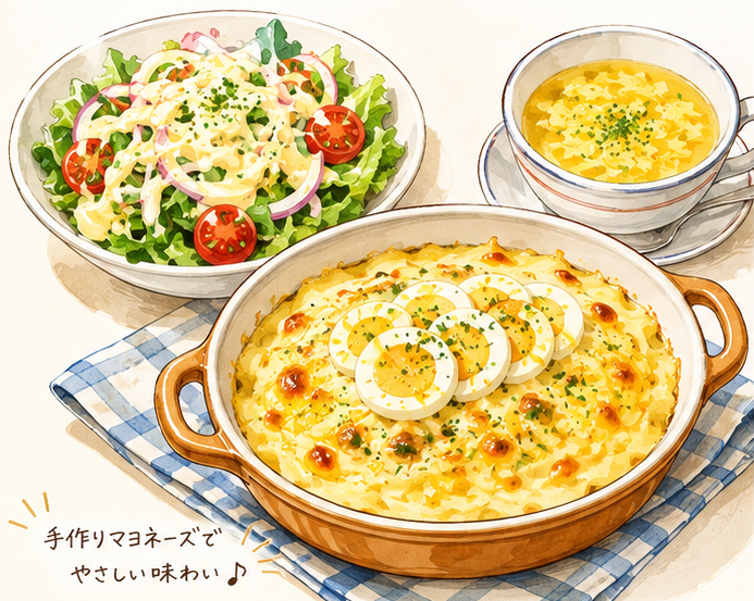 おうちで簡単！卵料理教室